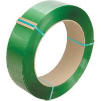 Feuillard, Polyester, 1/2" la x 6315' lo, Vert, Calibre Manuel Haskins Industrial Inc.