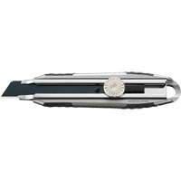 Knife with Ratchet Lock, 18 mm, Carbon Steel, Heavy-Duty, Aluminum Handle Haskins Industrial Inc.