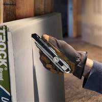 Knife with Ratchet Lock, 18 mm, Carbon Steel, Heavy-Duty, Aluminum Handle Haskins Industrial Inc.