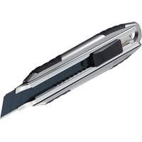 Knife with Auto-Lock, 18 mm, Carbon Steel, Heavy-Duty, Aluminum Handle Haskins Industrial Inc.