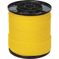 1/4" Yellow Twisted 3-Strand Rope, Polypropylene, 550' Haskins Industrial Inc.