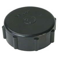 Threaded Cap, 1-1/4", Standard, Plastic Haskins Industrial Inc.