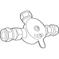Commercial Mixing Valve with Check Valves Haskins Industrial Inc.