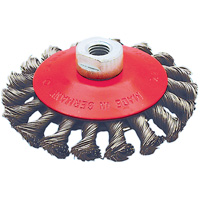 BK4520T Roue conique torsad&eacute;e &agrave; nuds, Dia. 4-1/2", Fils 0,02", Arbre 5/8"-11 Haskins Industrial Inc.
