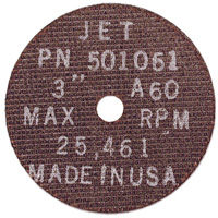 Meule &agrave; tronçonner POWERPLUS, 3" x 1/32", Arbre de 3/8", Type 1, 25 100 Tr/min Haskins Industrial Inc.