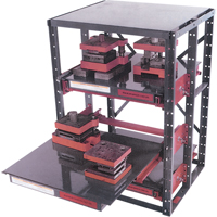 E-Z Glide Roll-Out Shelving - Additional Shelves, Steel, 48" W x 48" D Haskins Industrial Inc.