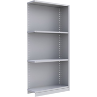 Interlok Shelving Unit, Steel, Boltless, 800 lbs. Capacity, 36" W x 76" H x 24" D Haskins Industrial Inc.