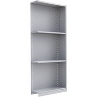 Interlok Shelving Unit, Steel, Boltless, 800 lbs. Capacity, 36" W x 88" H x 24" D Haskins Industrial Inc.