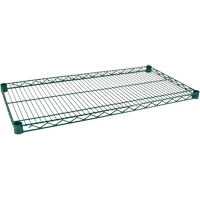 Shelf for Heavy-Duty Green Epoxy Finish Wire Shelving, 36" W x 24" D, 800 lbs. Capacity Haskins Industrial Inc.