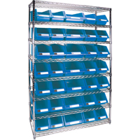 Chrome Wire Shelf Units