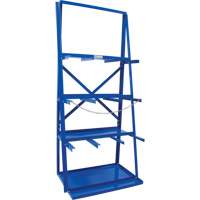 R&acirc;telier de rangement pour barre, Vertical, 3 Niveaux, 36" la x 24" p x 84" h, 3000 lb Cap. Haskins Industrial Inc.
