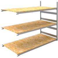 &eacute;tag&egrave;re-classeur de grande largeur, Acier, 3 Tablettes, 72" la x 32" p x 60" h, Ensemble Ajout Haskins Industrial Inc.