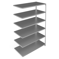 &eacute;l&eacute;ment de rayonnage, Acier galvanis&eacute;, Montant &agrave; fente, Capacit&eacute; 275 lb, 48" la x 72" h x 24" p Haskins Industrial Inc.