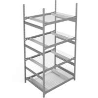 &eacute;tag&egrave;re de grande largeur, Sans boulons, Capacit&eacute; 1340 lb, 42" la x 84" h x 32" p Haskins Industrial Inc.