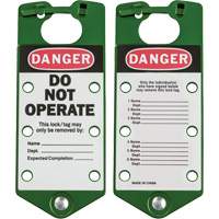 Labeled Lockout Hasps, Green Haskins Industrial Inc.