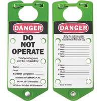 Labeled Lockout Hasps, Green Haskins Industrial Inc.