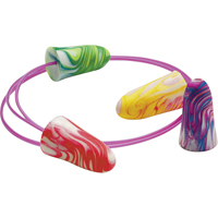 Bouchons d'oreilles en mousse SparkPlugs, Vrac - Boîte, Avec cordon Haskins Industrial Inc.