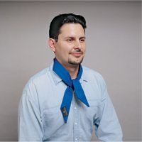 Serviette refroidissante standard, Bleu Haskins Industrial Inc.