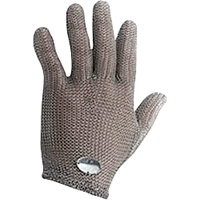 Mesh Glove, Size 6/X-Small, Stainless Steel Shell, ANSI/ISEA 105 Level 5 Haskins Industrial Inc.