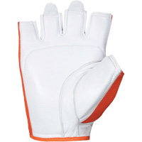 Gants Vibrastop demi-doigts antivibrations, Taille Moyen, Paume Ch&egrave;vre Haskins Industrial Inc.