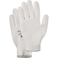 White Knit Palm Coated Gloves, Size Small/7, Polyurethane Coated, HPPE Shell, EN 388 Level 2 Haskins Industrial Inc.