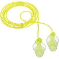 E-A-R Tri-Flange Reusable Earplugs, Corded, Bulk - Polybag, 26 dB NRR, One-Size Haskins Industrial Inc.