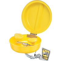 Eye/Face wash With Cover, Wall-Mount Installation, Plastic Bowl Haskins Industrial Inc.