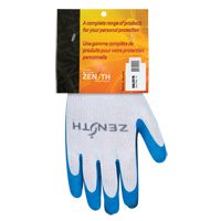 Gants enduits tricot&eacute; sans couture en caoutchouc naturel, 10, R&ecirc;vetement Latex de caoutchouc, Calibre 10, Enveloppe en Polyester/Coton Haskins Industrial Inc.