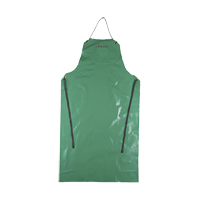 A43 48 CA-43&reg; FR Apron, Polyester/PVC, 29" L x 48" W, Green Haskins Industrial Inc.