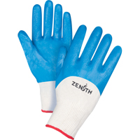 Seamless-Knit Medium-Weight Coated Gloves, 7/Small, Nitrile Coating, 13 Gauge, Cotton Shell Haskins Industrial Inc.