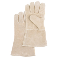 Premium Welder's Gloves, Split Cowhide, Size Large Haskins Industrial Inc.