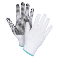 Gants tricot&eacute;s &agrave; pois, Poly/coton, Un c&ocirc;t&eacute;, Calibre 7, T-Grand Haskins Industrial Inc.