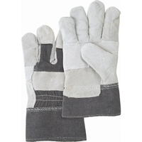 Standard-Duty Patch Palm Fitters Gloves, Large, Split Cowhide Palm, Cotton Inner Lining Haskins Industrial Inc.