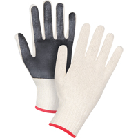 Palm-Coated String Knit Gloves, Poly/Cotton, Single Sided, 7 Gauge, Small Haskins Industrial Inc.