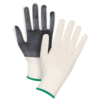 Gants en tricot &agrave; paume enduite, Poly/coton, Un c&ocirc;t&eacute;, Calibre 7, Moyen Haskins Industrial Inc.