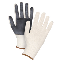 Gants en tricot &agrave; paume enduite, Poly/coton, Un c&ocirc;t&eacute;, Calibre 7, Grand Haskins Industrial Inc.