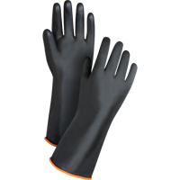 Heavyweight Chemical-Handling Gloves, Size Large/9, 14" L, Rubber Latex, 30-mil Haskins Industrial Inc.