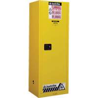 Armoire de s&eacute;curit&eacute; pour produits inflammables EX Slimline Sure-Grip , 22 gal., 1 Porte(s), 23,25" La x 65" h x 18" p Haskins Industrial Inc.