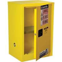 Armoire de s&eacute;curit&eacute; compacte pour produits inflammables EX Sure-Grip, 12 gal., 1 Porte(s), 23,25" La x 35" h x 18" p Haskins Industrial Inc.