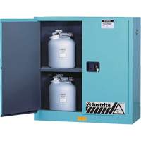 Armoires de s&eacute;curit&eacute; pour acides & produits corrosifs avec doublure ChemCor, 30 gal., 43" x 44" x 18" Haskins Industrial Inc.