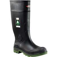 Bottes industrielles tout temps Enduro, Caoutchouc, Embout Acier, Pointure 8, Semelle R&eacute;sistant aux perforations Haskins Industrial Inc.
