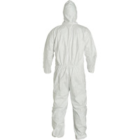 Hooded Coveralls, 4X-Large, White, Tyvek&reg; 400 Haskins Industrial Inc.