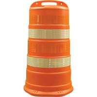 Barils pour canalisation du trafic Trailboss, Hauteur 41,27'', Orange Haskins Industrial Inc.