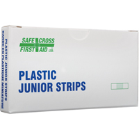 Junior Strips Bandages, Rectangular/Square, 18", Plastic, Sterile Haskins Industrial Inc.