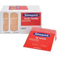 Salvequick&reg; Bandage Dispensing Systems Refills, Rectangular/Square, Fabric, Sterile Haskins Industrial Inc.
