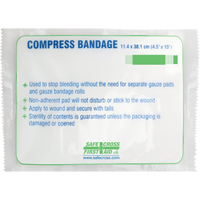 Large Compress Bandage, 15" L x 4-1/2" W Haskins Industrial Inc.