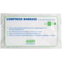 Compress Bandages, Crepe Tails, Cut to Size L x 4-1/2" W Haskins Industrial Inc.