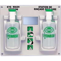 Eyewash Station and Bottle Haskins Industrial Inc.