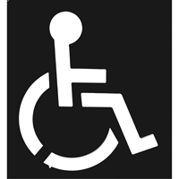 Parking Lot Stencils, English, 37" x 43" Haskins Industrial Inc.