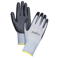 Gants l&eacute;gers enduits et respirants, 11/2T-Grand, R&ecirc;vetement Mousse de nitrile, Calibre 13, Enveloppe en Polyester Haskins Industrial Inc.
